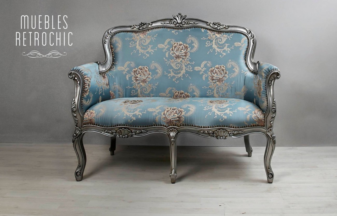 Sofá Luis XV Curve · Muebles Retrochic